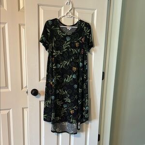 LuLaRoe Black Flutter Sleeve Sundress